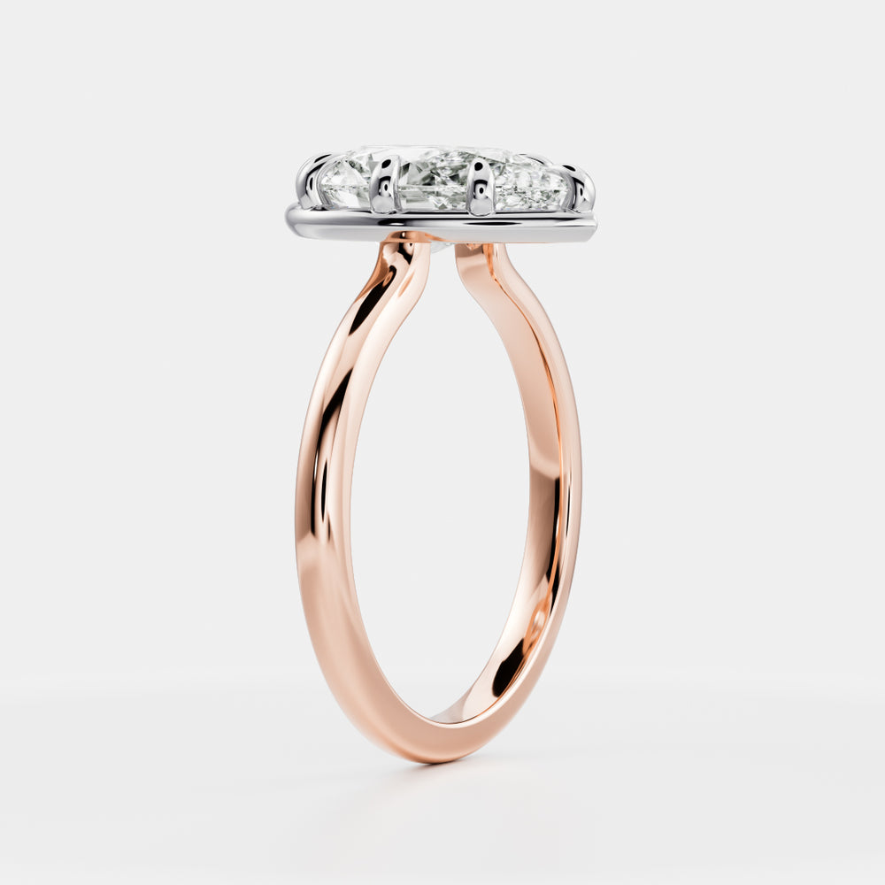 
                      
                        The Sophia Ring - Pear Georgian Solitaire
                      
                    