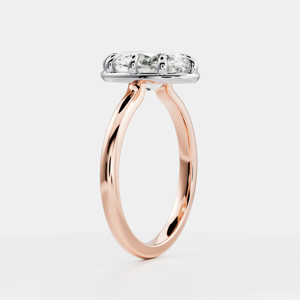 
                      
                        The Luise Ring® - Oval Georgian Solitaire
                      
                    