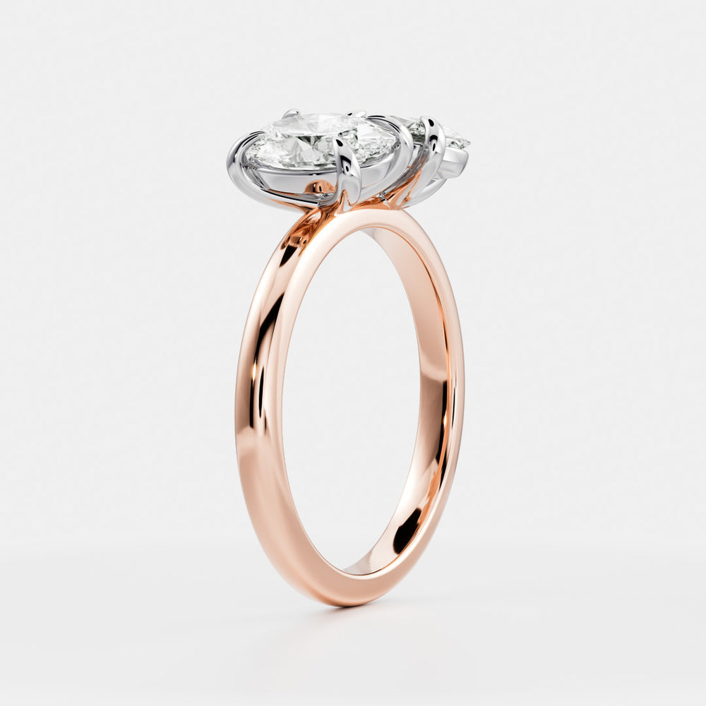 
                      
                        The Luise Ring - Oval Toi et Moi
                      
                    