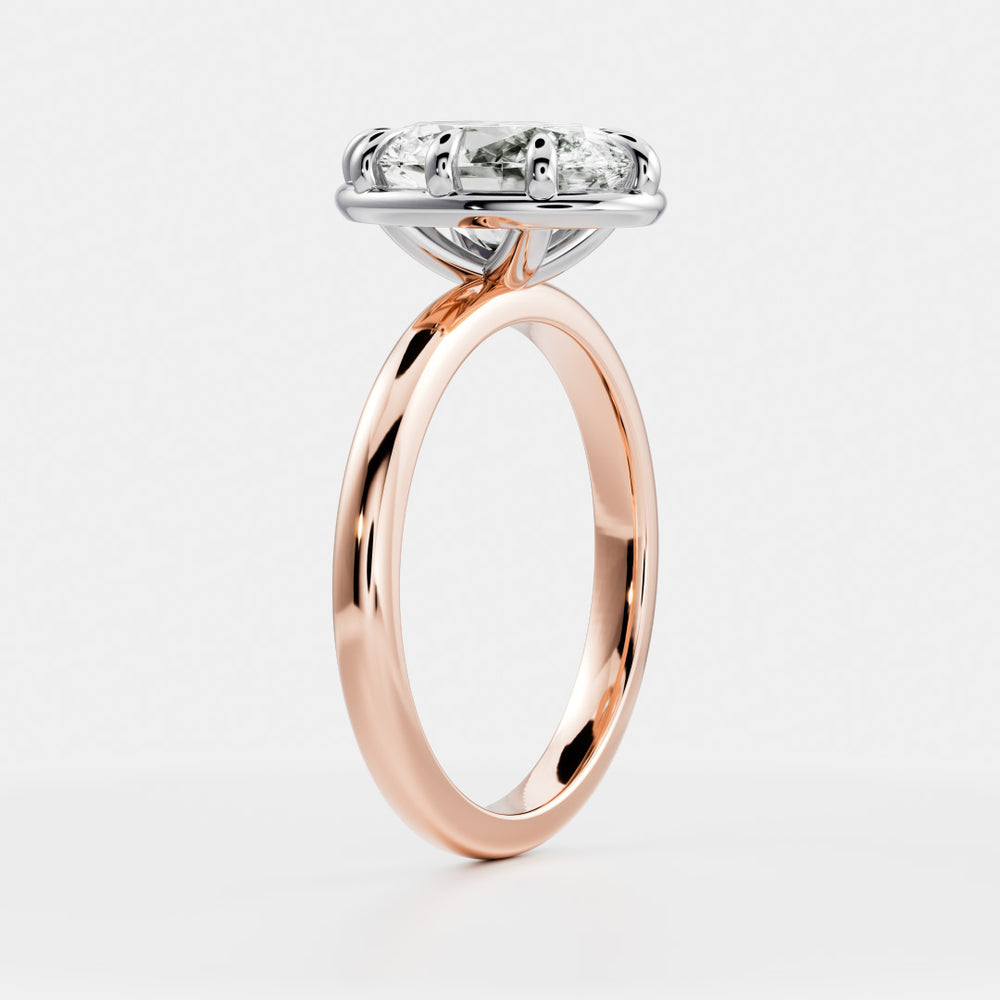 
                      
                        The Luise Ring - Oval Georgian Solitaire
                      
                    