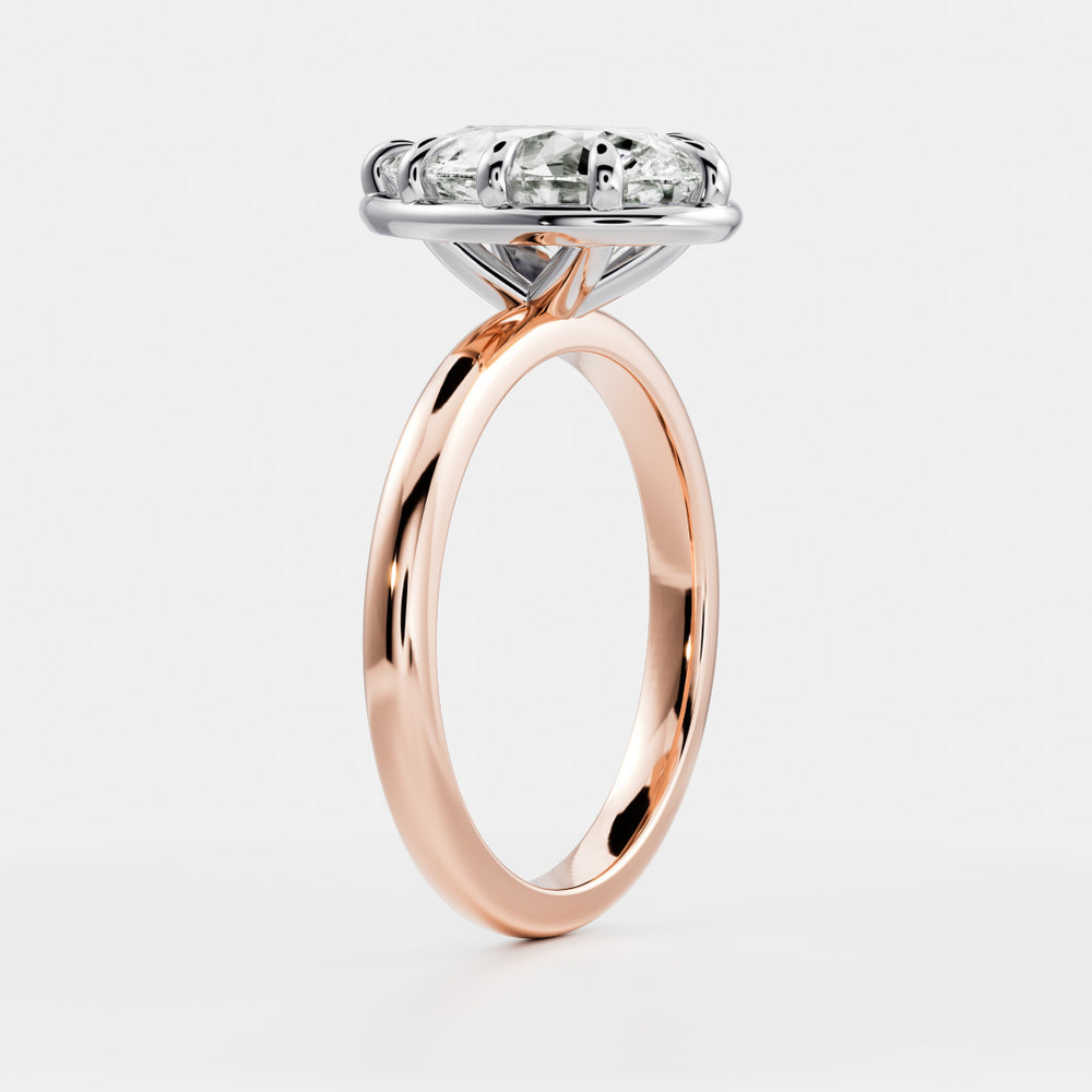 
                      
                        The Sophia Ring - Pear Georgian Solitaire
                      
                    