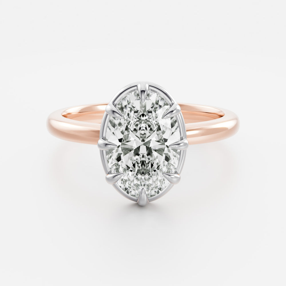 
                      
                        The Luise Ring - Oval Georgian Solitaire
                      
                    