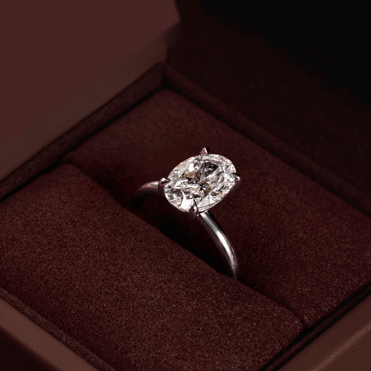 The Luise Ring® - 2.53ct Lab Diamond Oval Solitaire