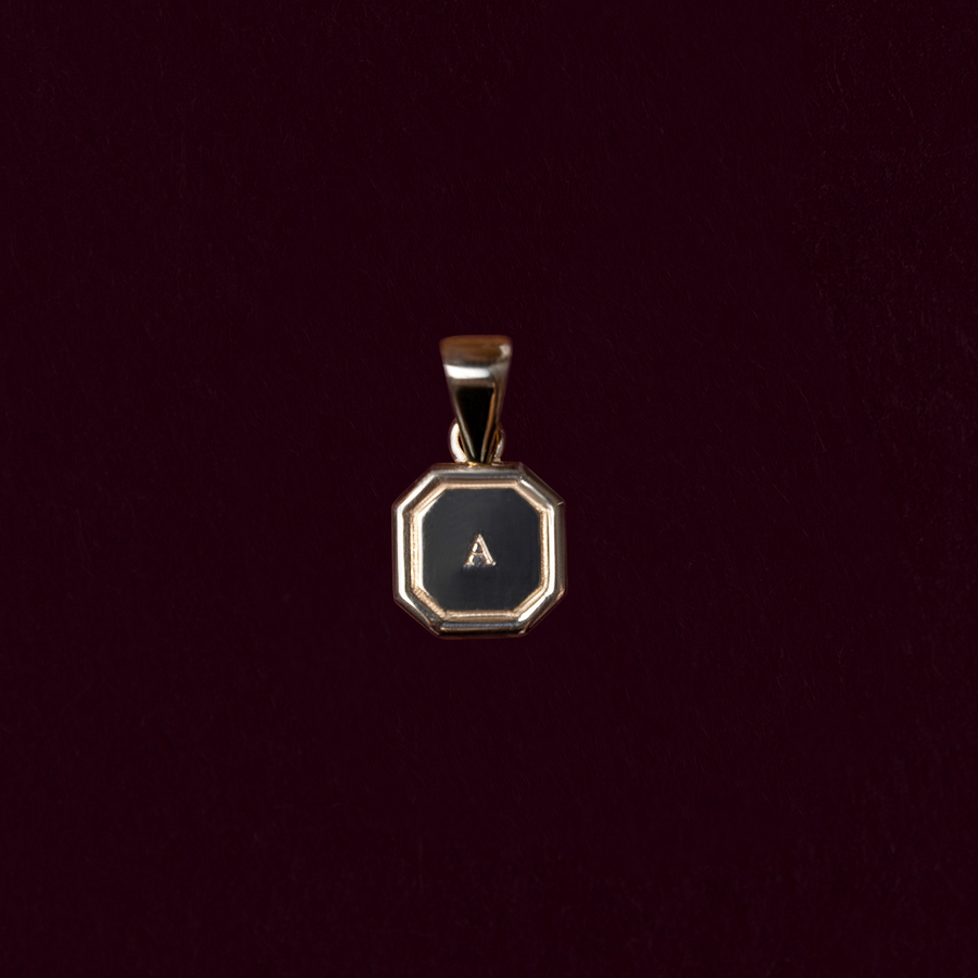 The Signature Octagon Letter Pendant