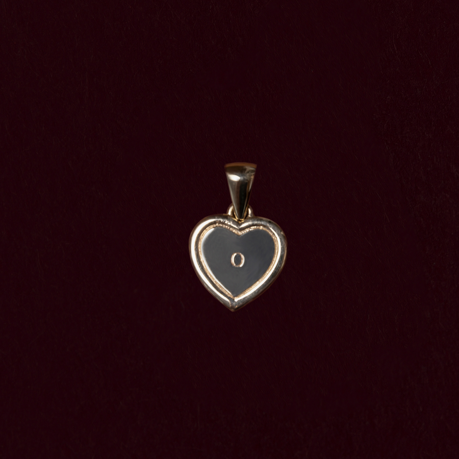 The Signature Heart Letter Pendant