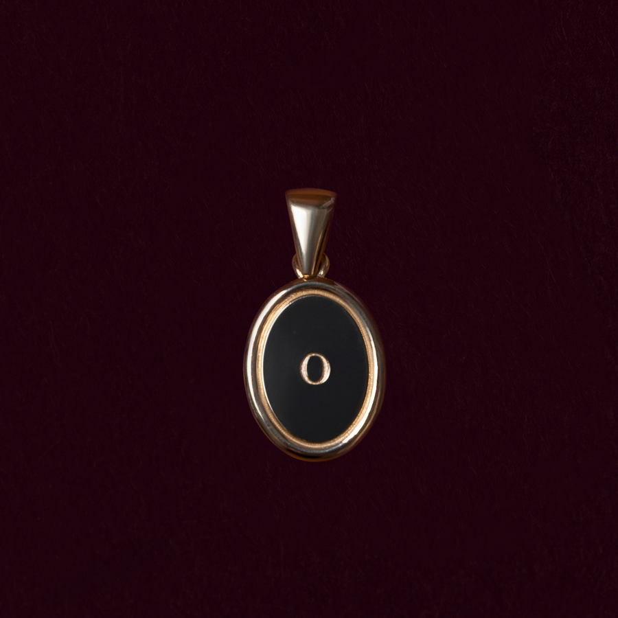 The Signature Oval Letter Pendant