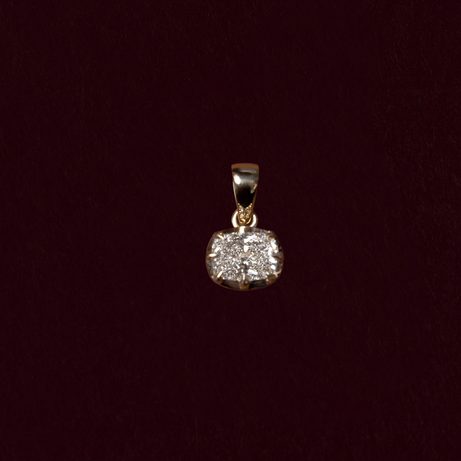 The Allegra Elongated Cushion Pendant