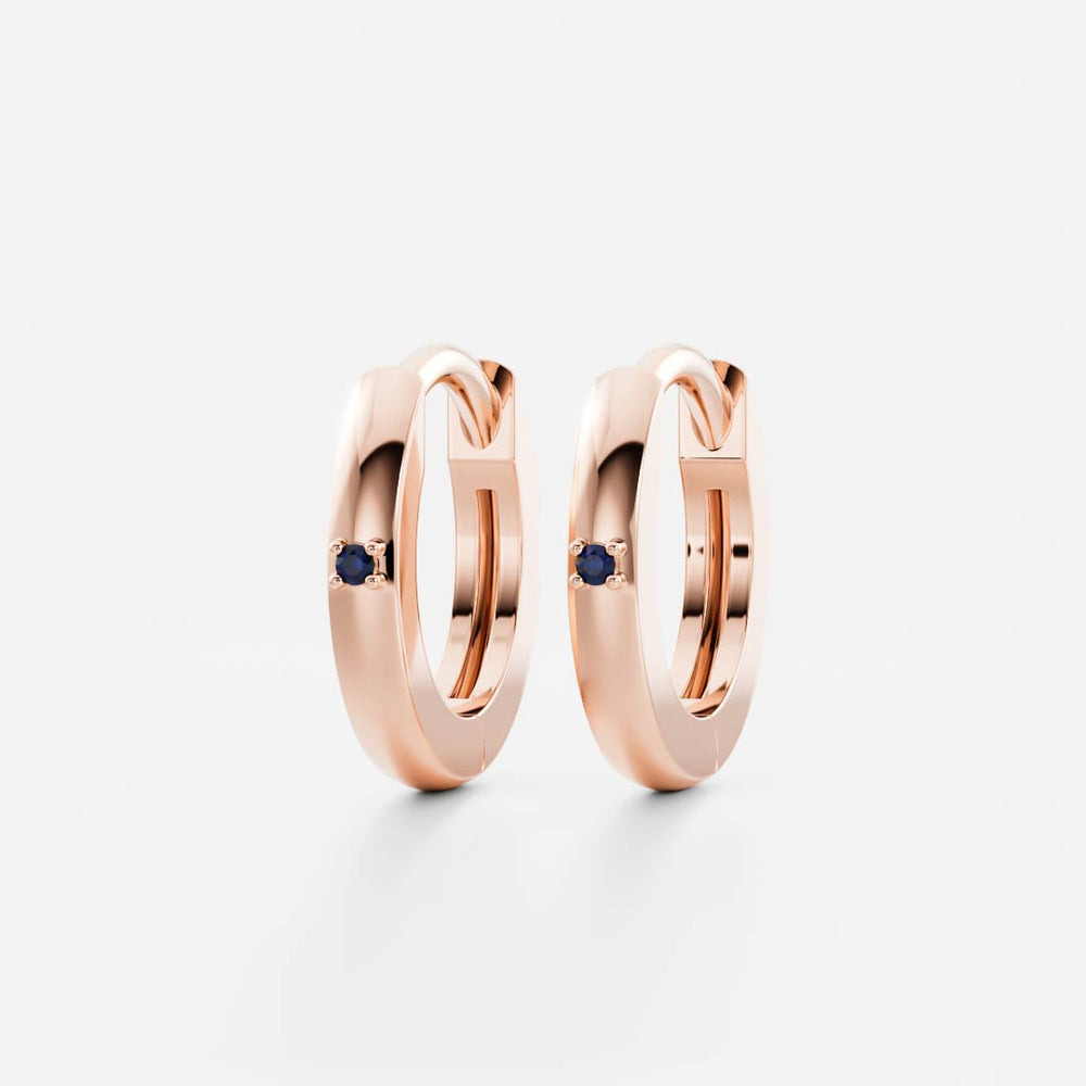 
                      
                        The Signature Cultured Sapphire Hoop
                      
                    