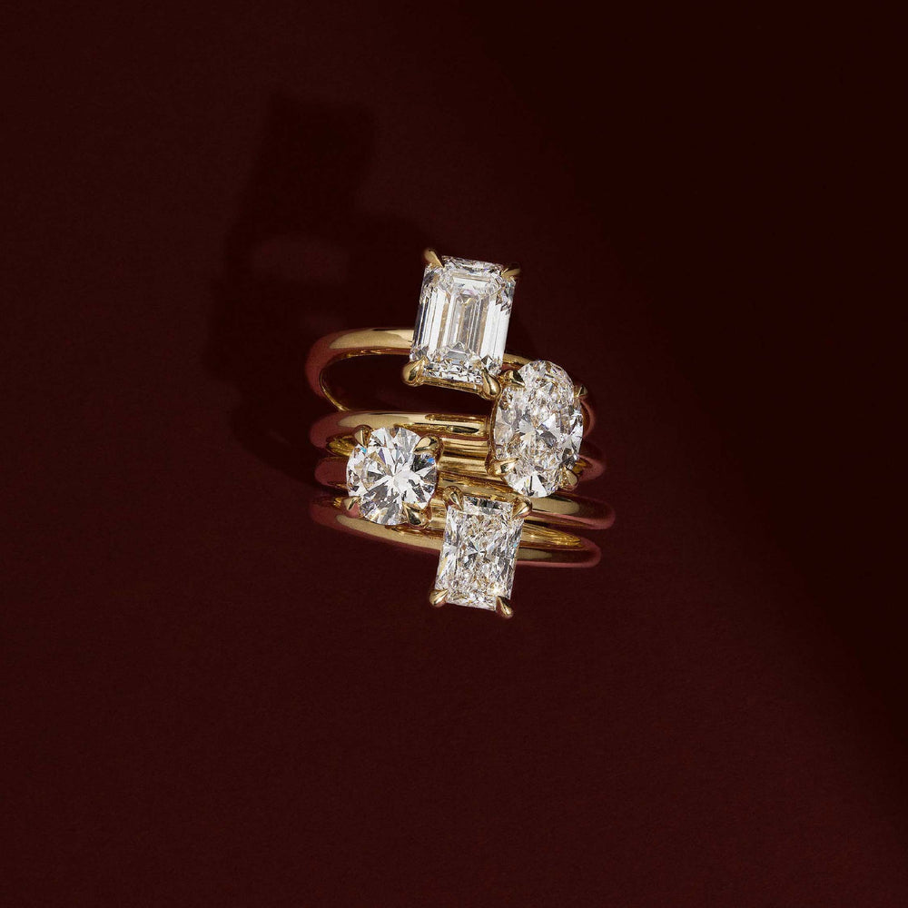 
                      
                        The Luise Ring Low Set - Oval Solitaire
                      
                    