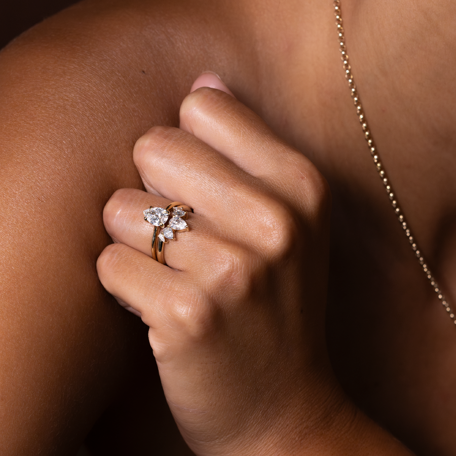 The Eleanor Ring - Crown Wedding Ring