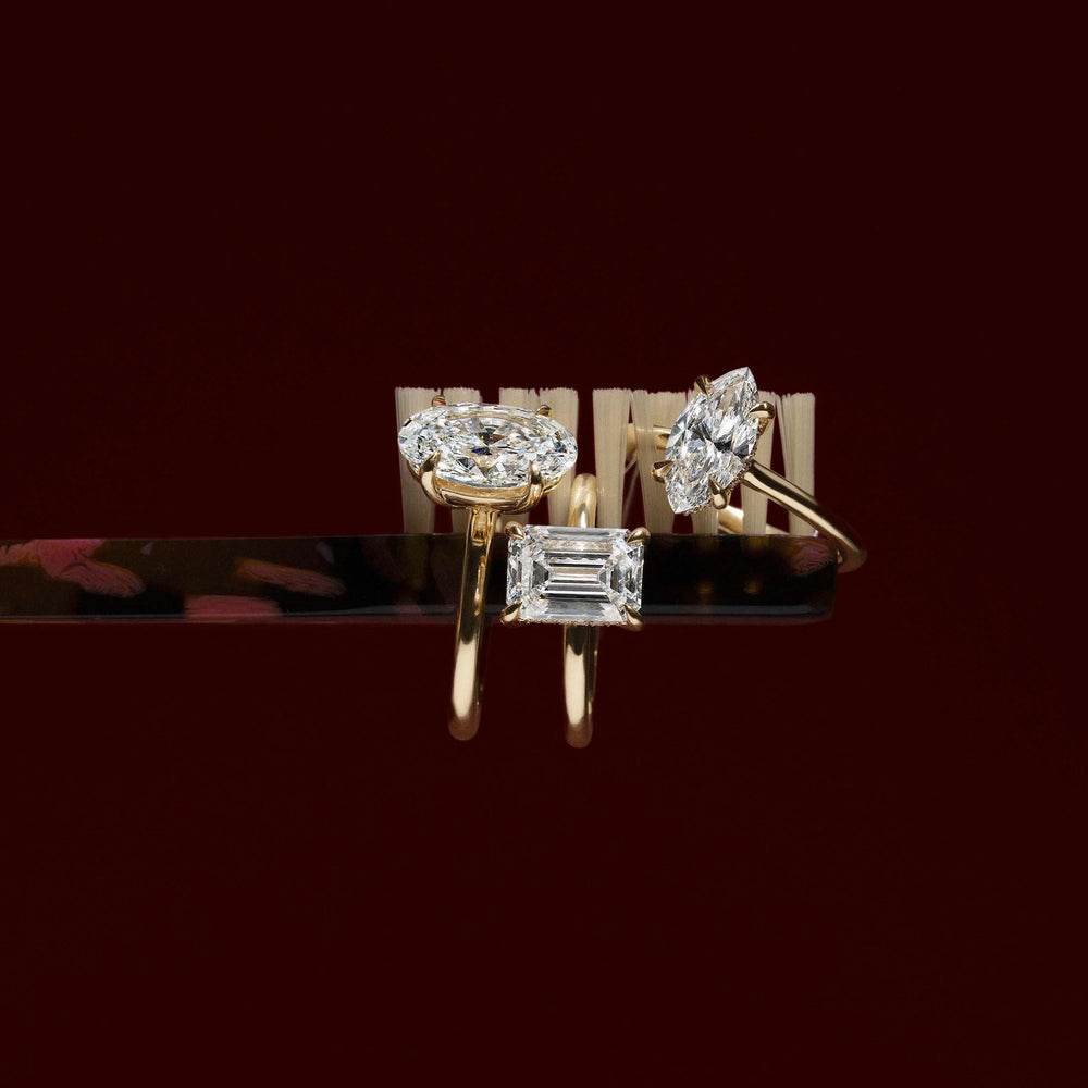 
                      
                        The Audrey Ring - Emerald Solitaire
                      
                    