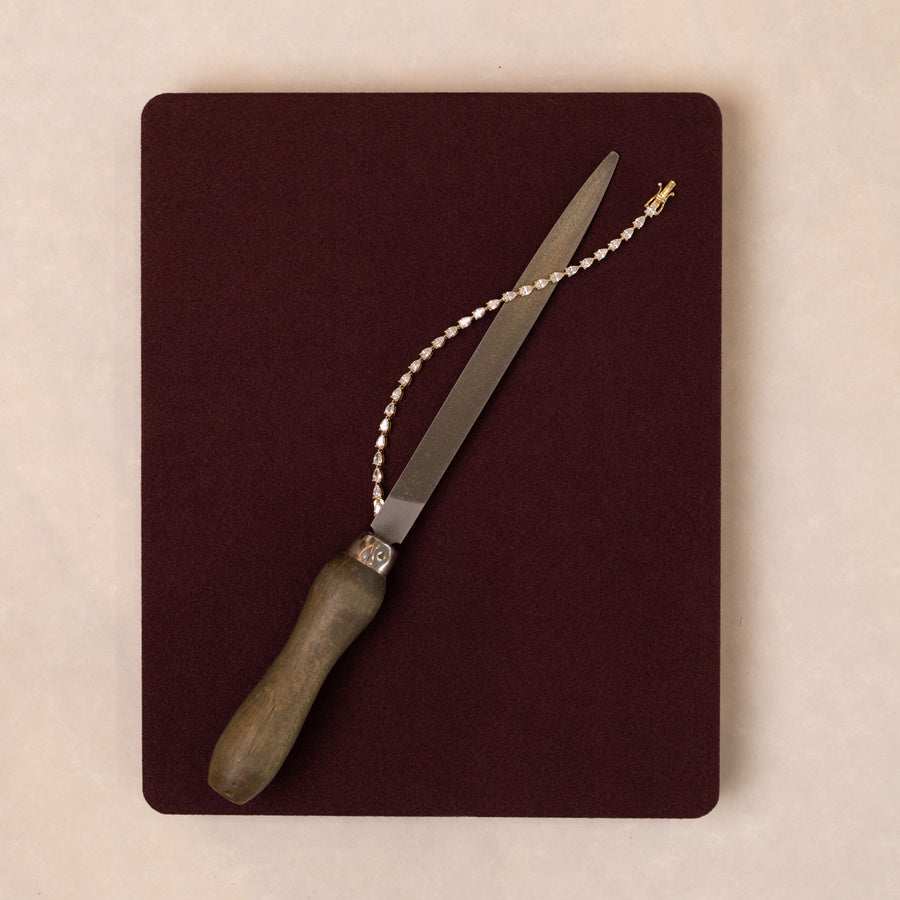 The Signature Pear Tennis Bracelet