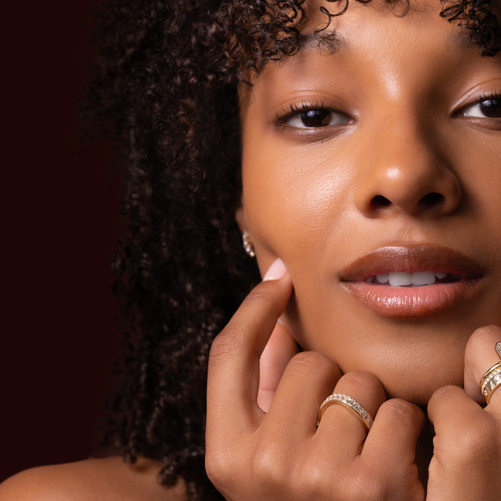 The Narelle Ring - Emerald Contour Ceremonial Ring