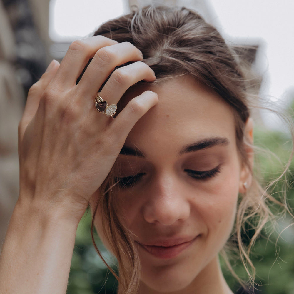 
                      
                        The Luise Ring - Oval Half Bezel Solitaire
                      
                    