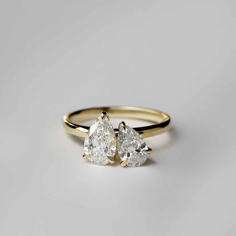 
                      
                        The Sophia Ring - Pear Toi et Moi
                      
                    