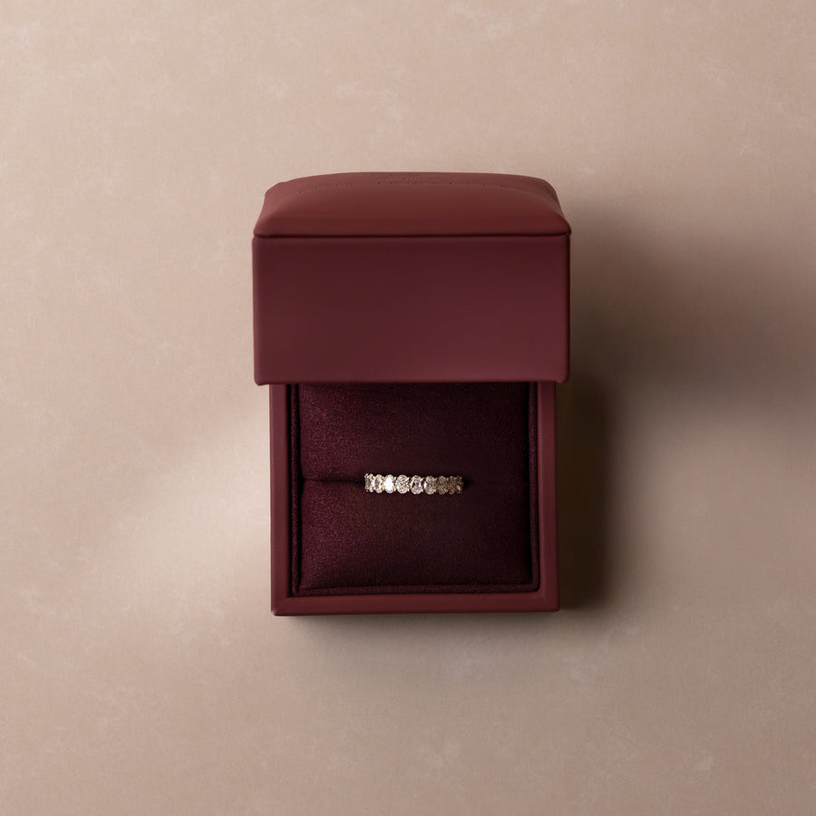 The Gia Ring - Half Oval Ring