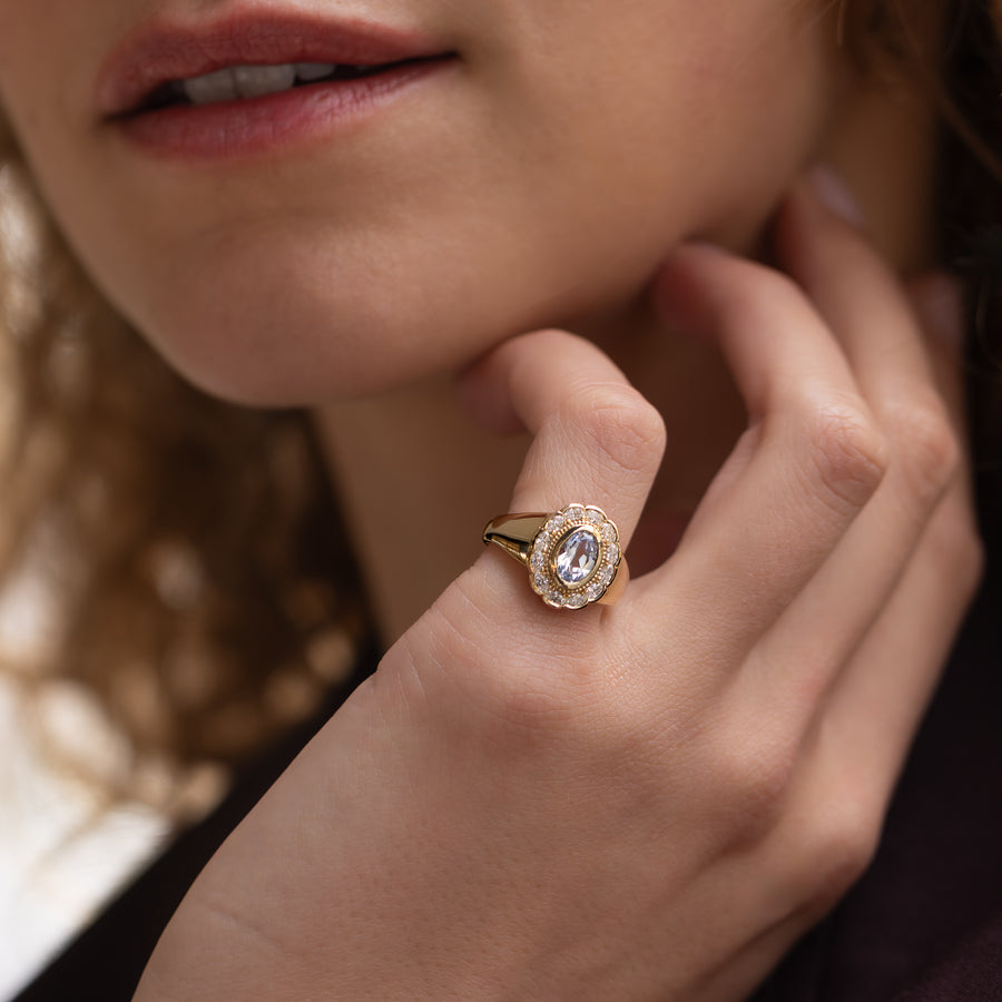The Sovereign Signet - Aquamarine (March)