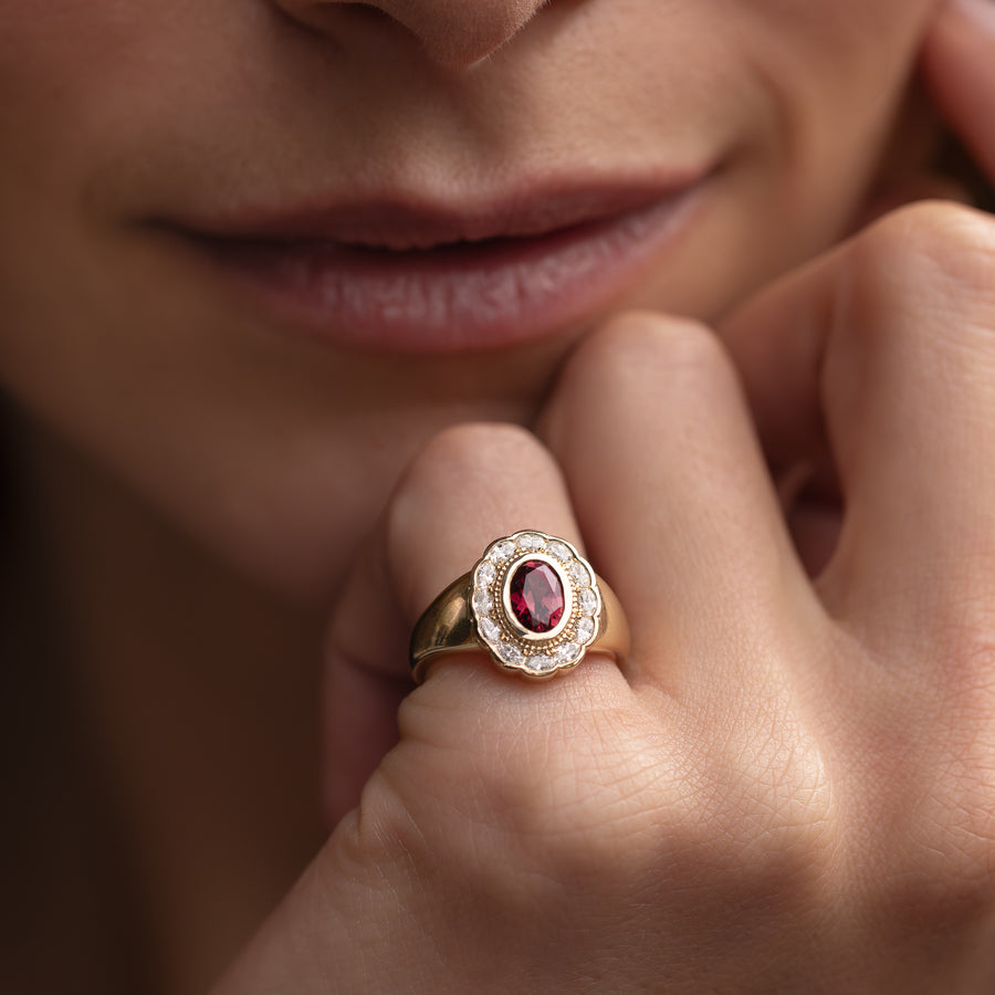 The Sovereign Signet - Garnet (January)