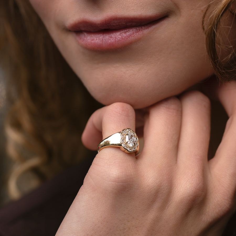 The Sovereign Signet - Lab Diamond (April)