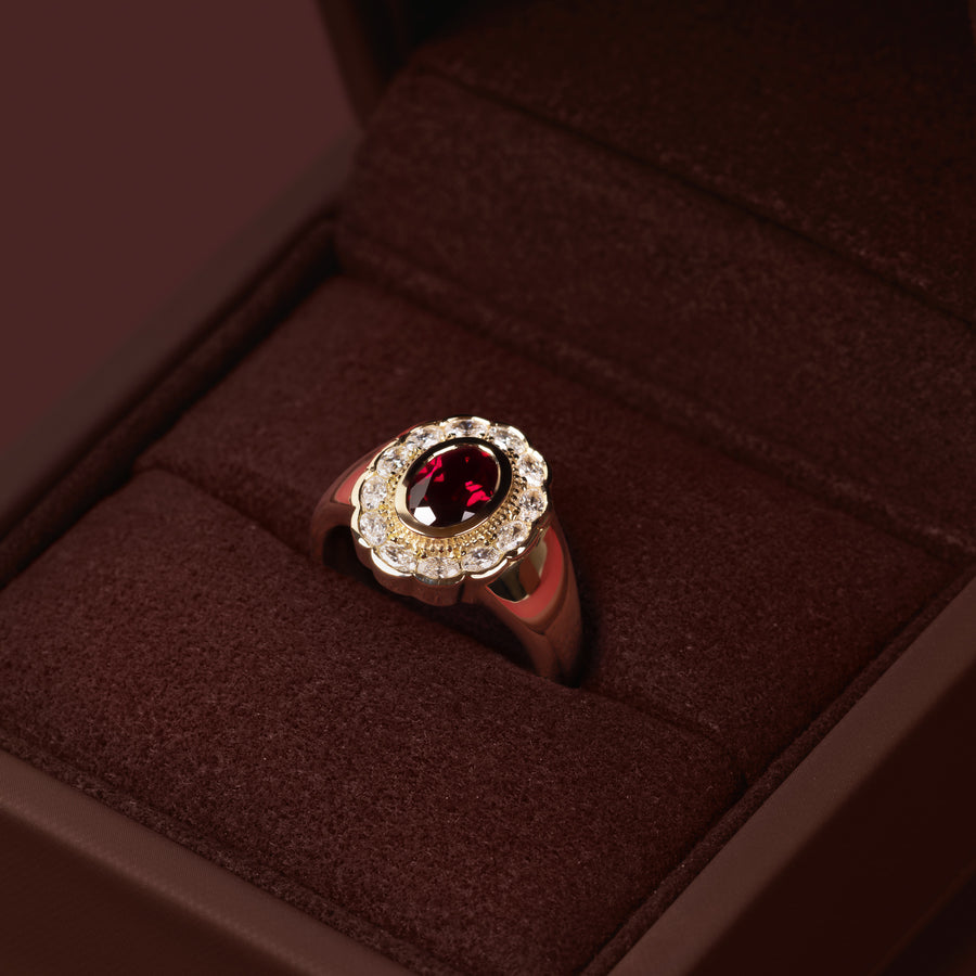 The Sovereign Signet - Garnet (January)