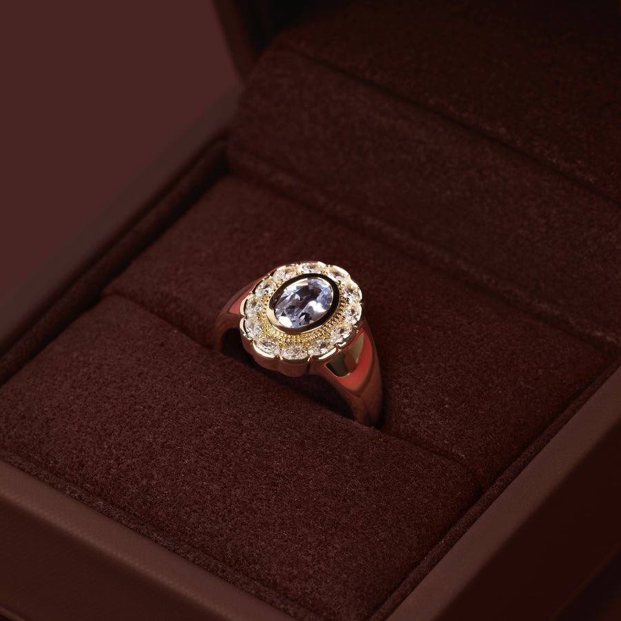 The Sovereign Signet - Aquamarine (March)