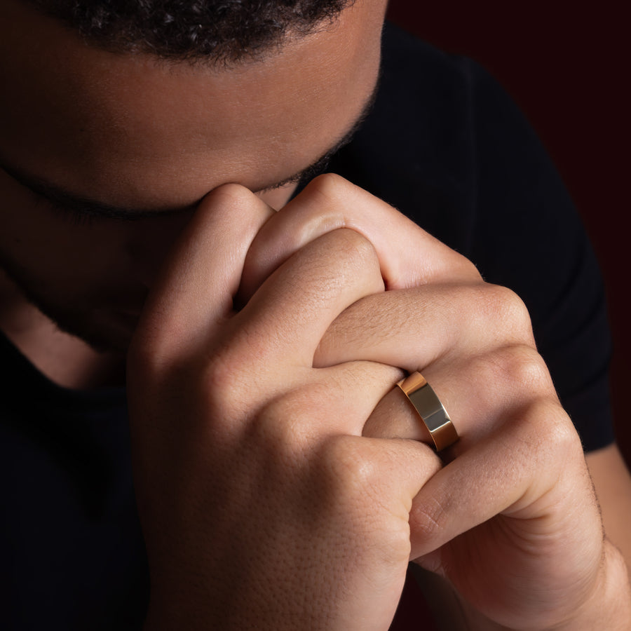The Matteo Ring - Classic Statement Men's Wedding Band