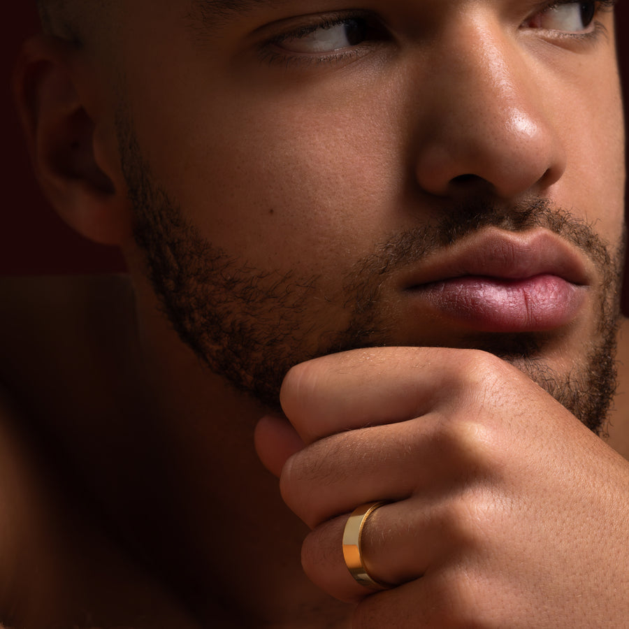The Matteo Ring - Classic Statement Men's Wedding Band