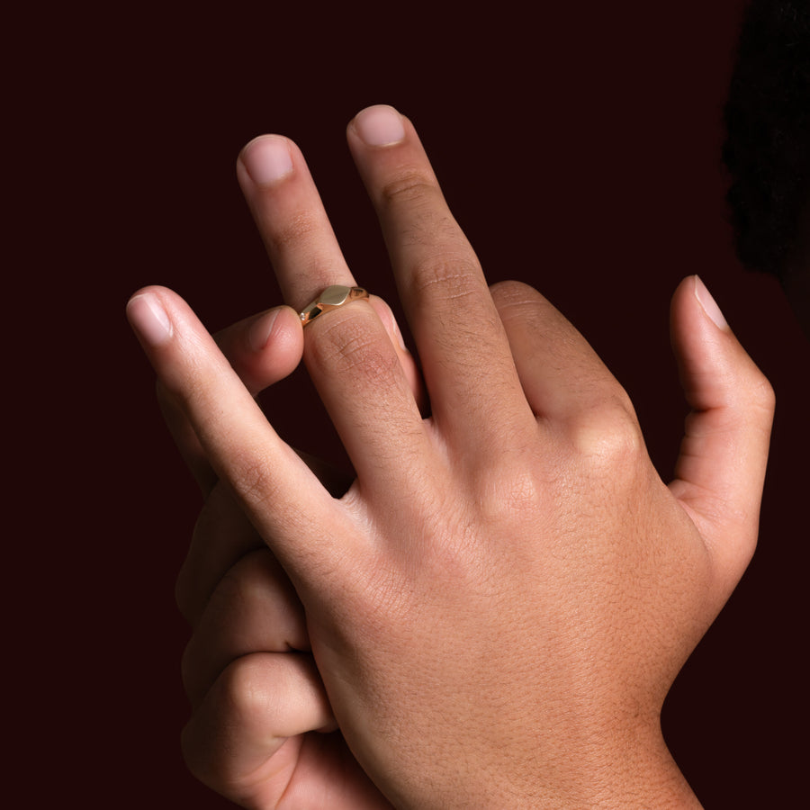 The Cleo Ring - Signature Marquise Petite Signet