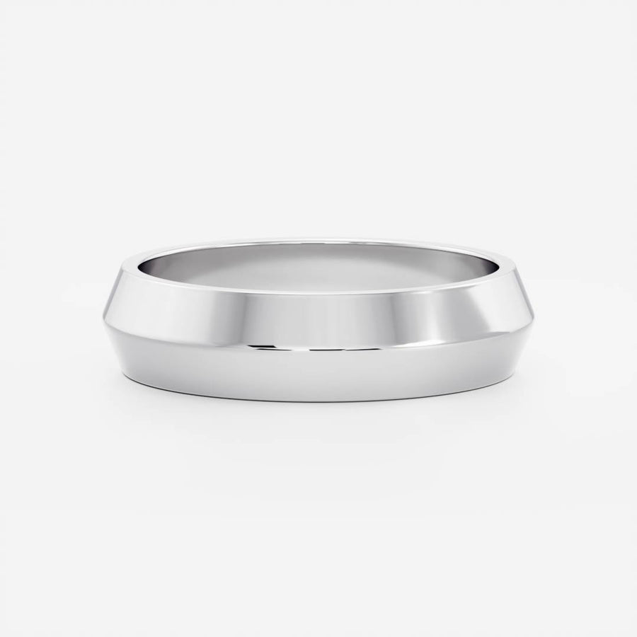 The Julian Ring - Classic Knife Edge Men's Wedding Band