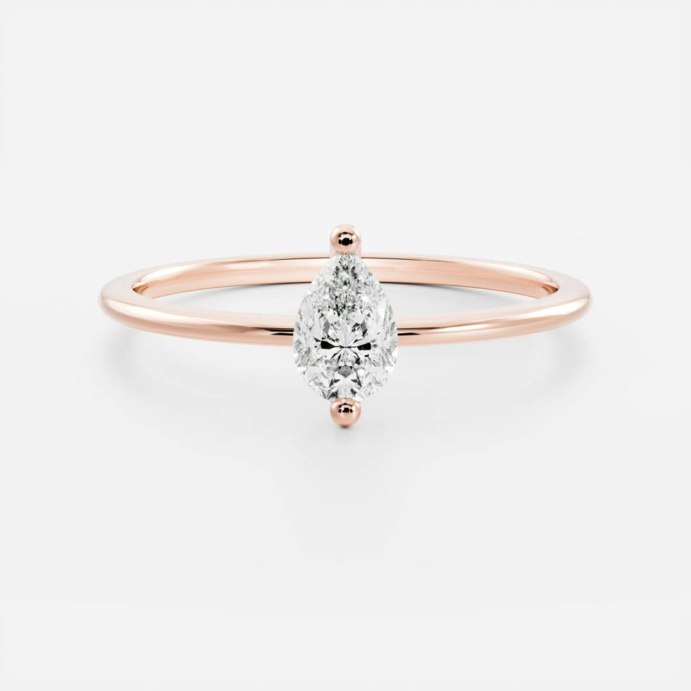 
                      
                        Pear Petite Ring
                      
                    