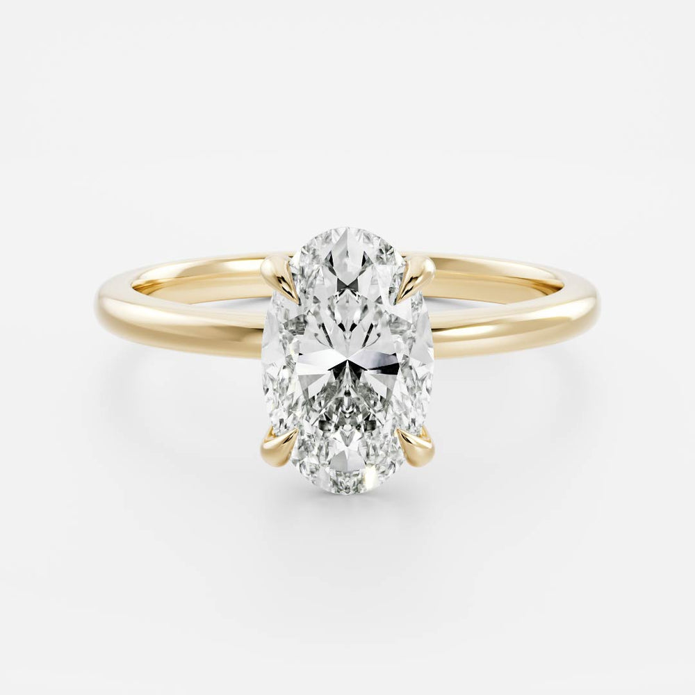 The Luise Ring - Oval Solitaire