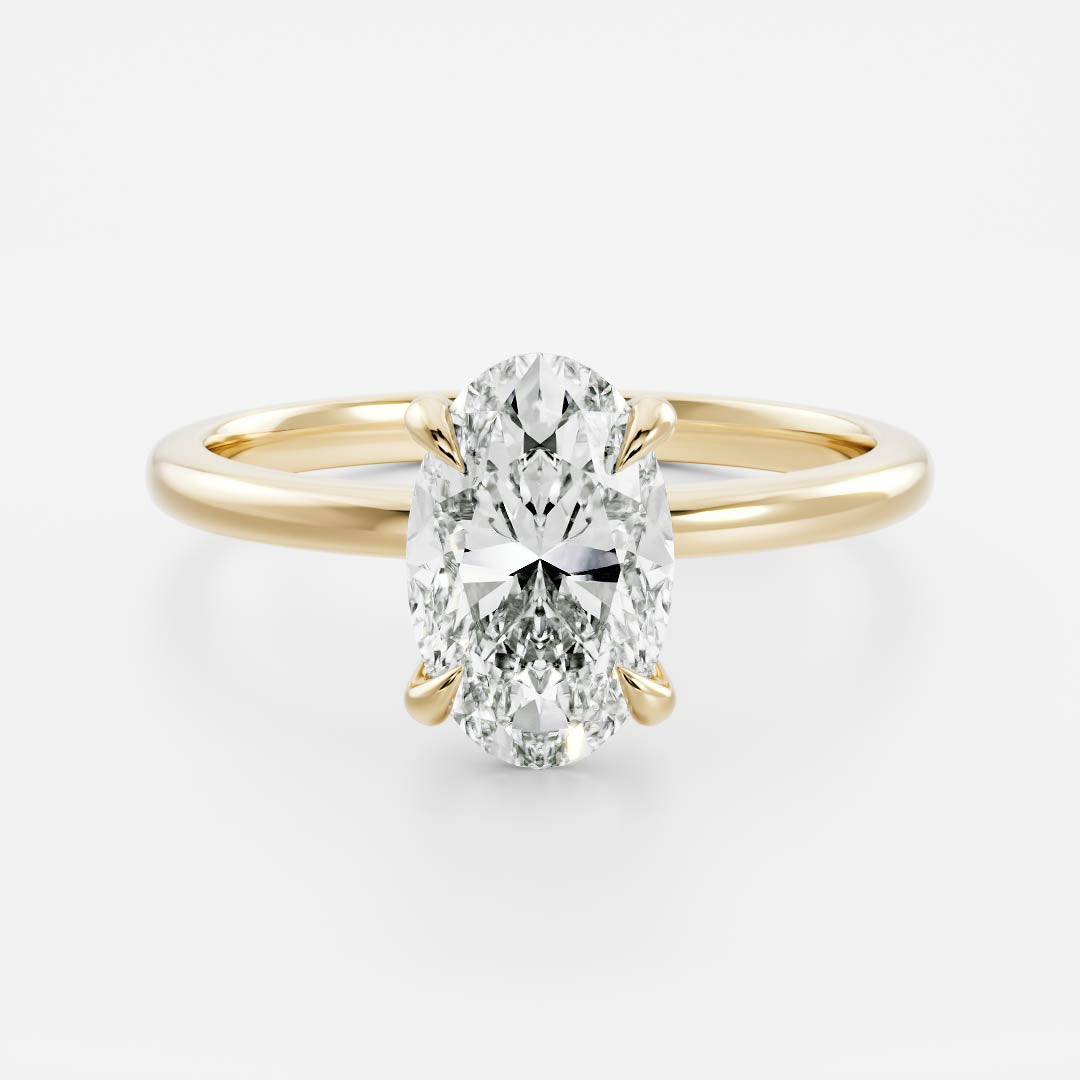 The Luise Ring® - 1.45ct Lab Grown Diamond Oval Solitaire
