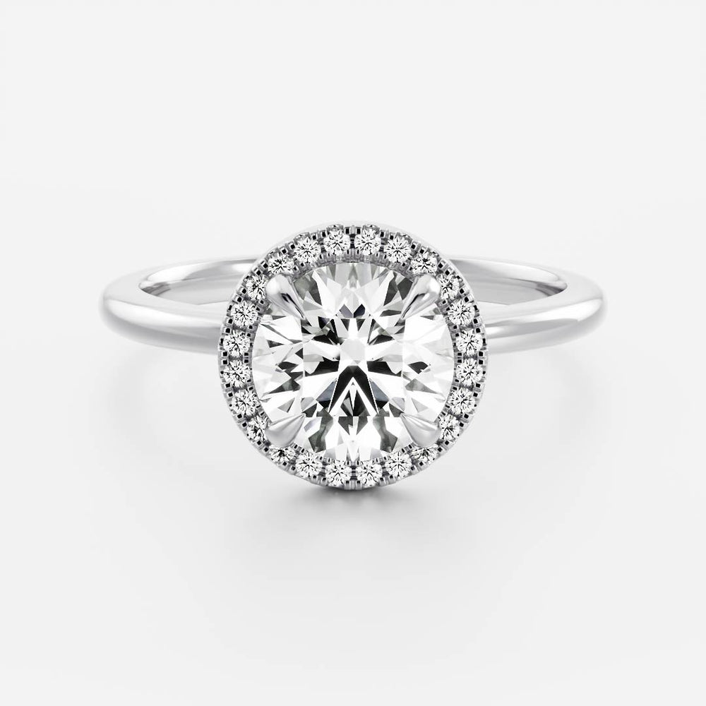
                      
                        The Isla Ring - Round Halo
                      
                    
