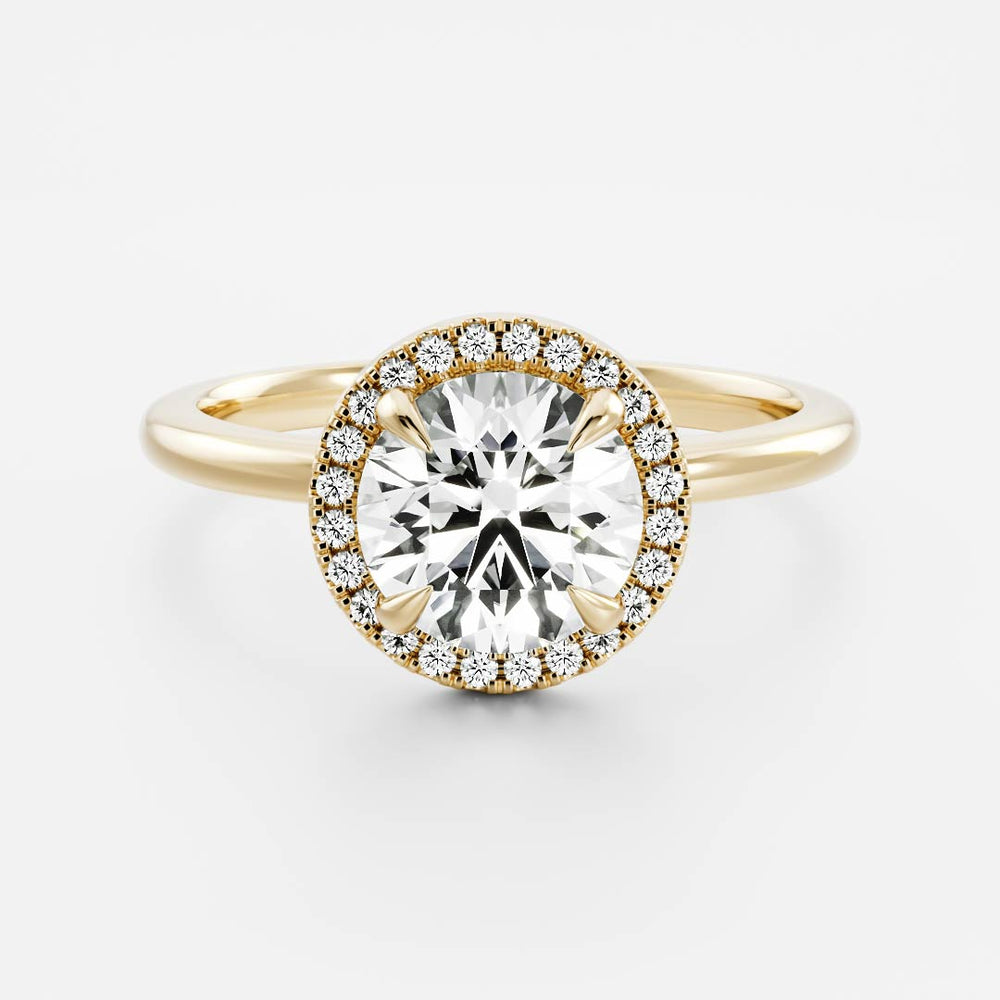 
                      
                        The Isla Ring - Round Halo
                      
                    