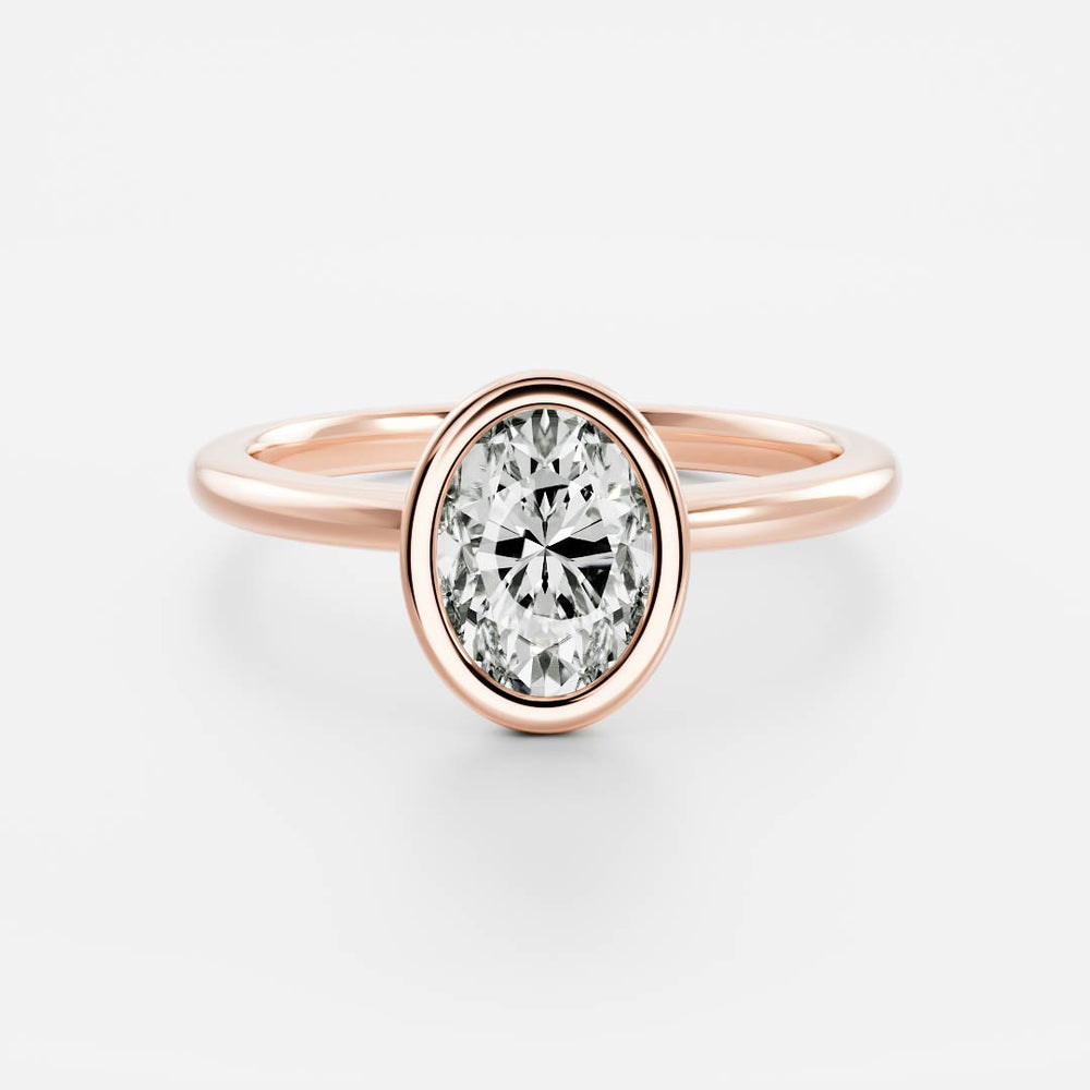 
                      
                        The Luise Ring - Oval Bezel Solitaire
                      
                    