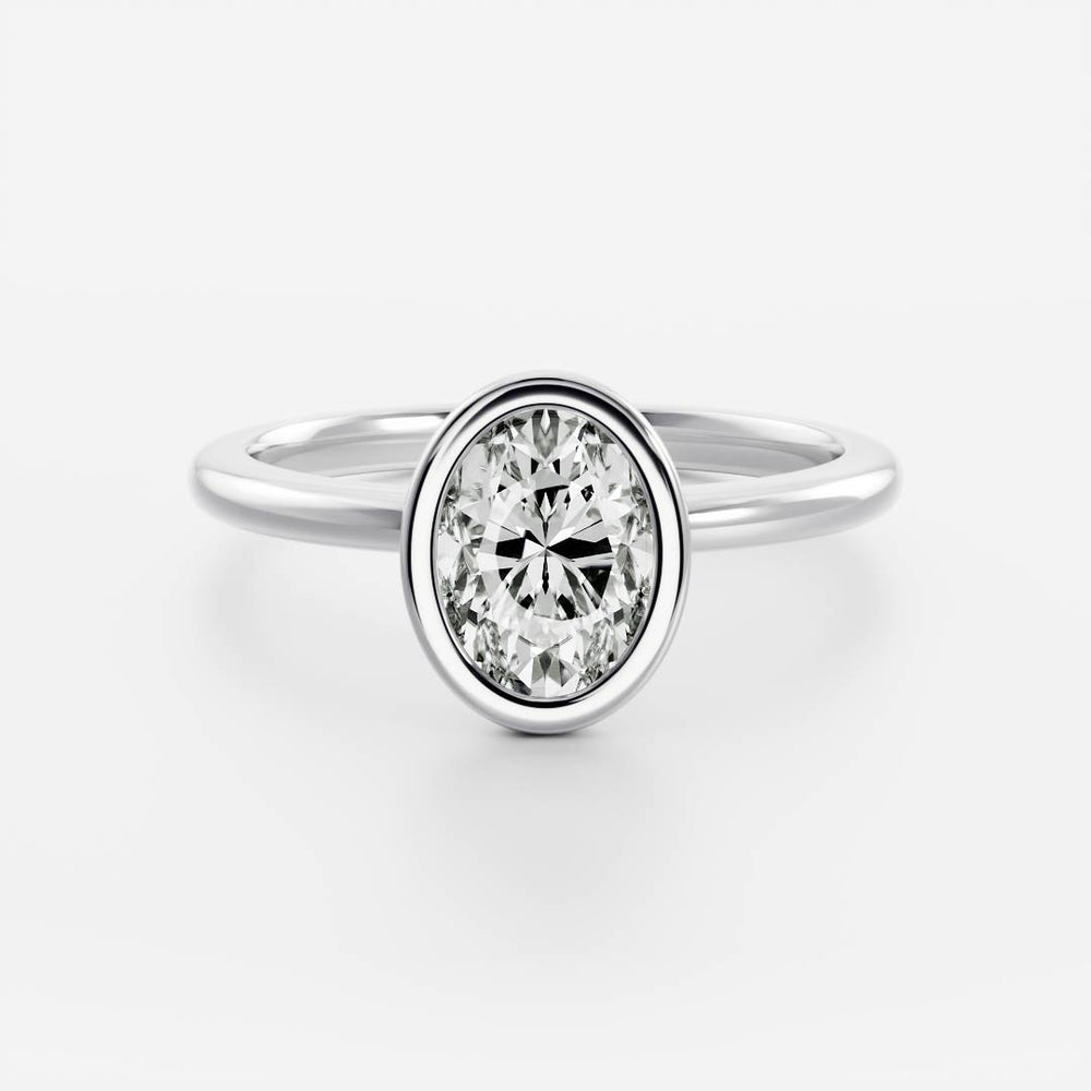 
                      
                        The Luise Ring - Oval Bezel Solitaire
                      
                    