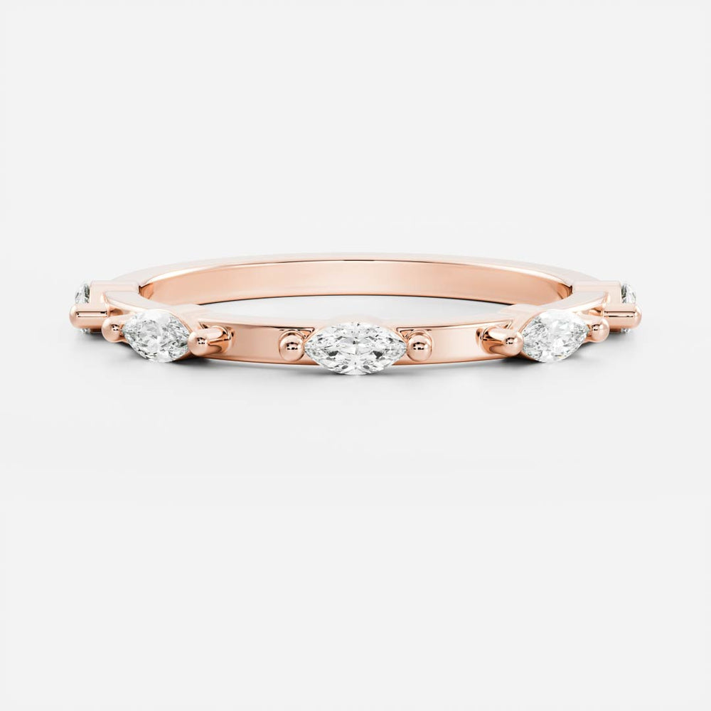 
                      
                        The Zuri Ring - Dainty Marquise Band
                      
                    