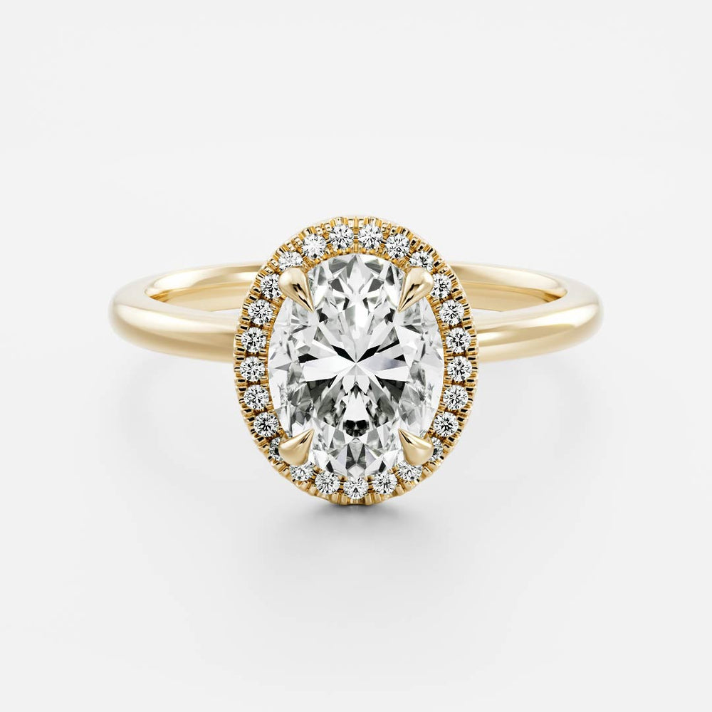 
                      
                        The Luise Ring™ - Oval Halo
                      
                    