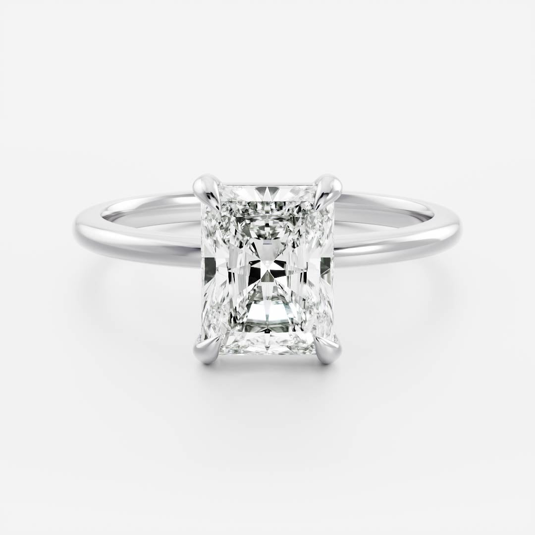 The Vienna Ring - 1.77ct Lab Grown Diamond Radiant Solitaire