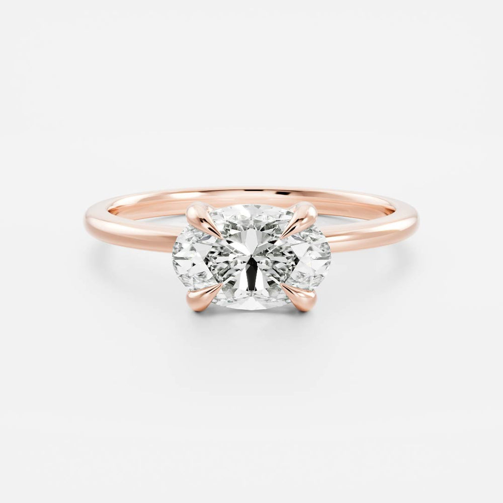 
                      
                        The Elora Ring - East-West Oval Solitaire
                      
                    
