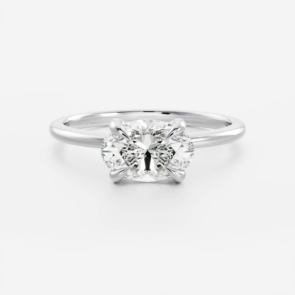 
                      
                        The Elora Ring - East-West Oval Solitaire
                      
                    
