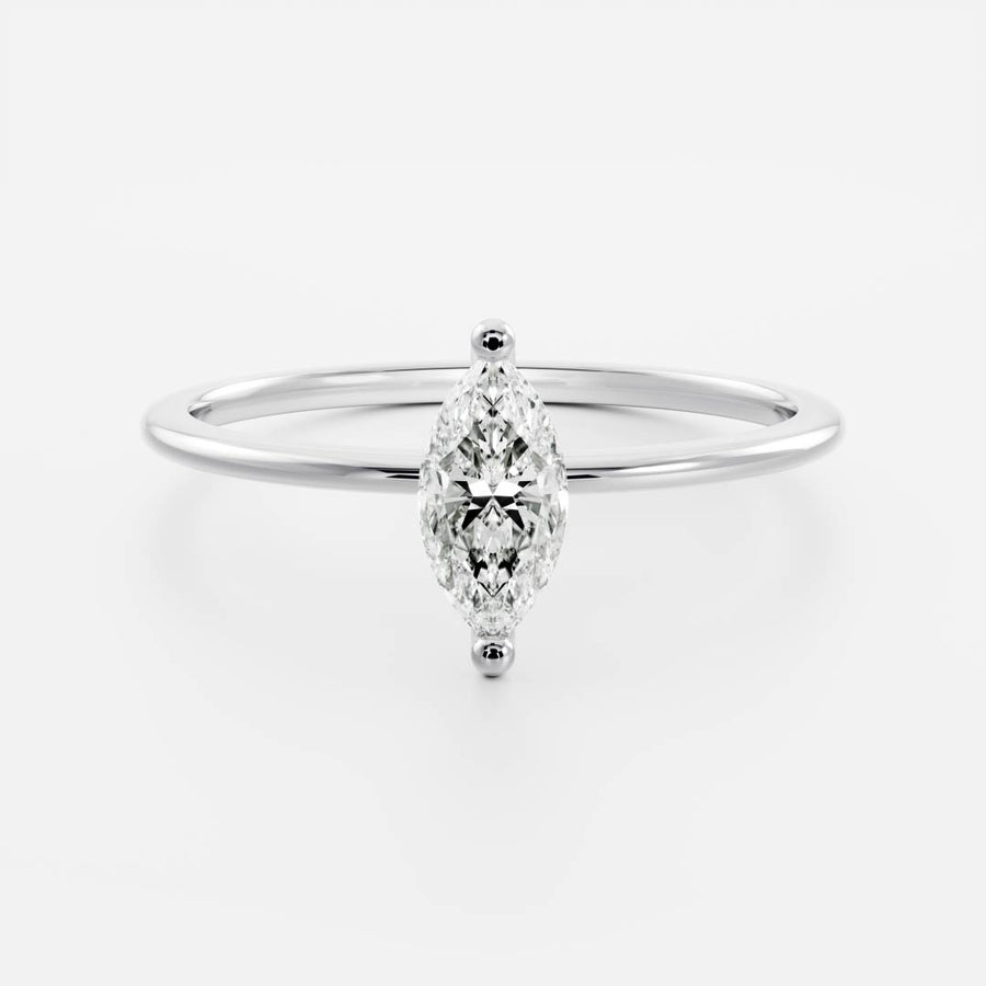 The Sol Ring - Marquise Petite Ring