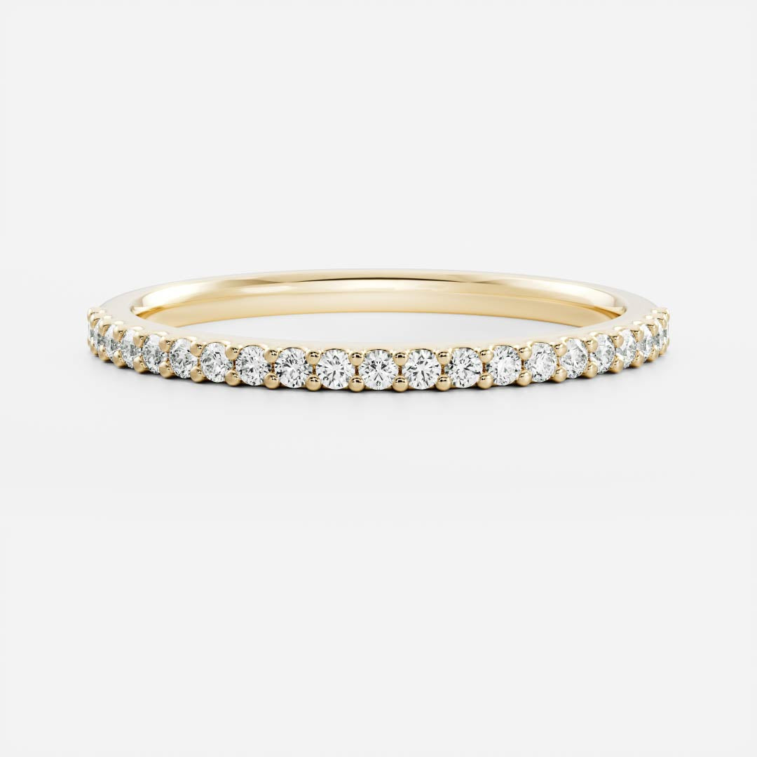 The Ava Ring  - Pavé Wedding Band