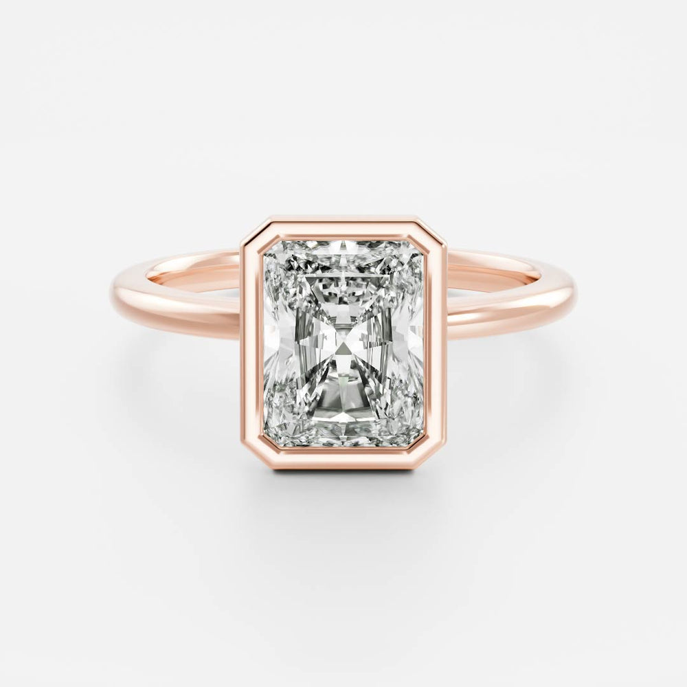 
                      
                        The Vienna Ring - Radiant Bezel Solitaire
                      
                    