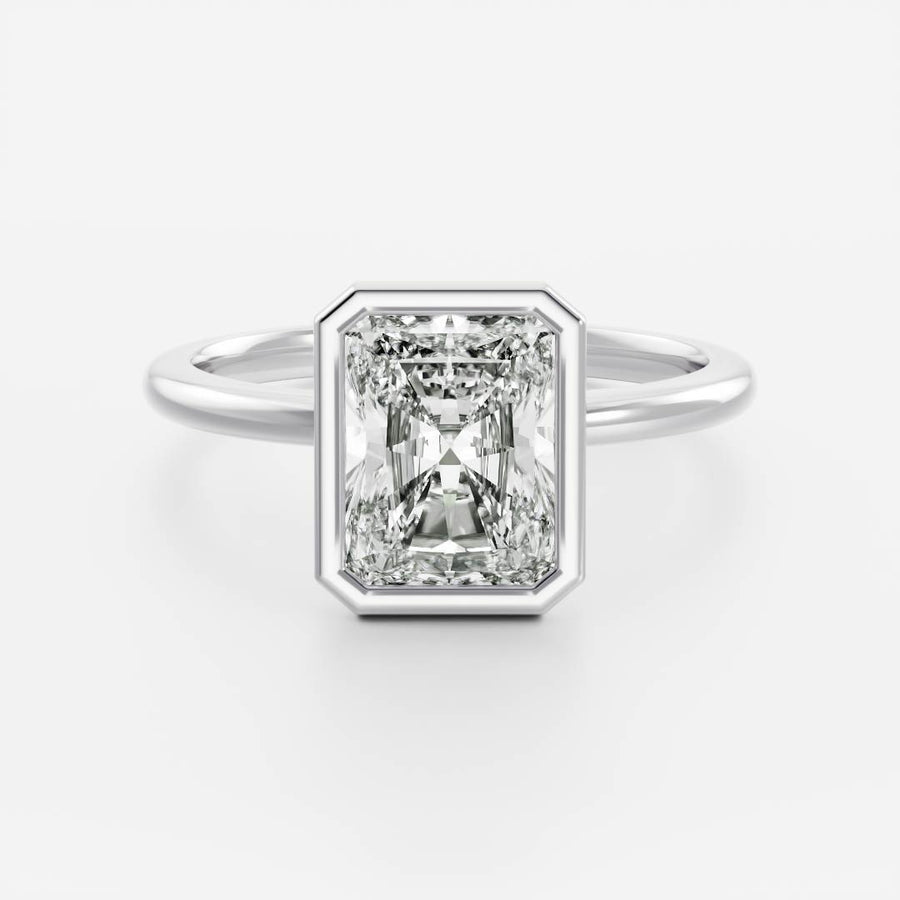 The Vienna Ring - Radiant Bezel Solitaire