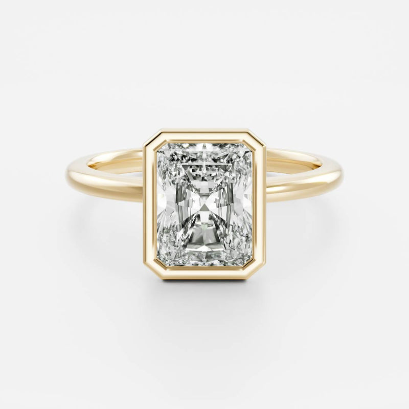 The Vienna Ring - Radiant Bezel Solitaire
