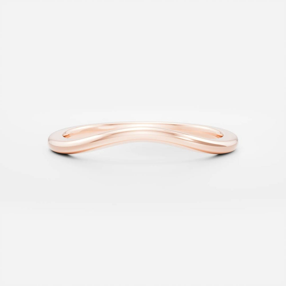 
                      
                        The Classic Curved Ring - Plain Wedding Band
                      
                    
