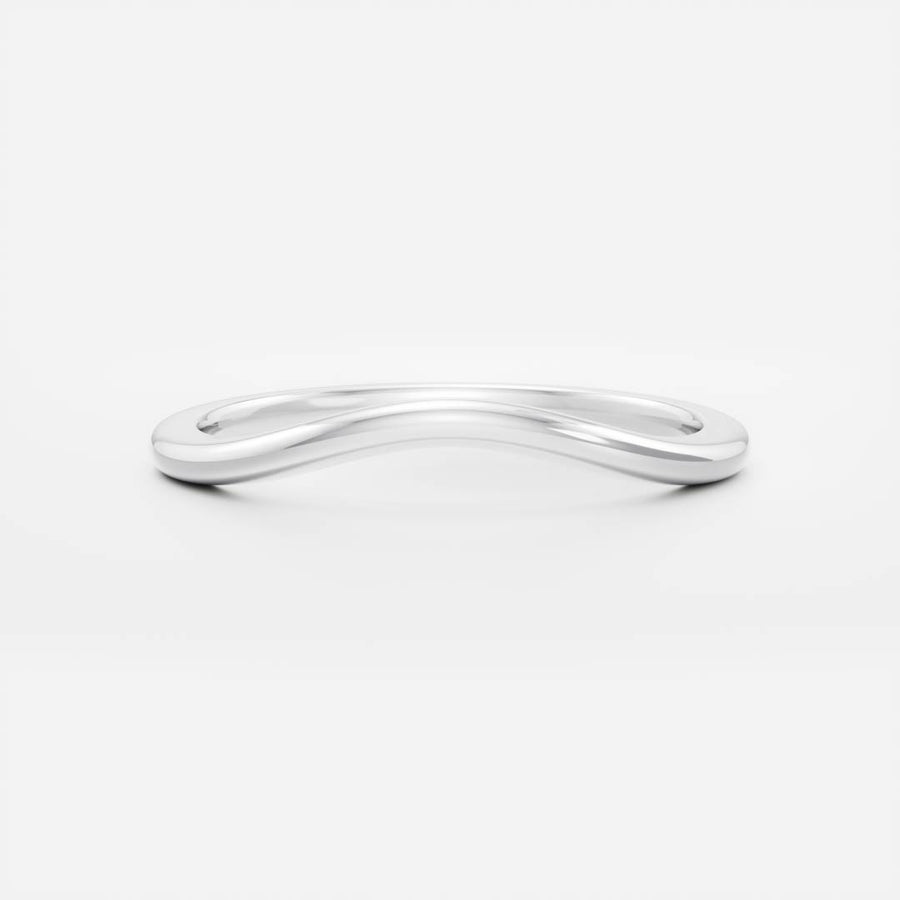 The Ivy Ring - Classic Curved Wedding Ring