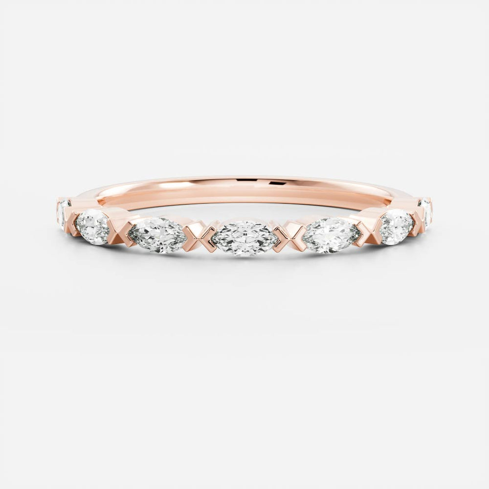 
                      
                        The Freya Ring - Marquise Band
                      
                    