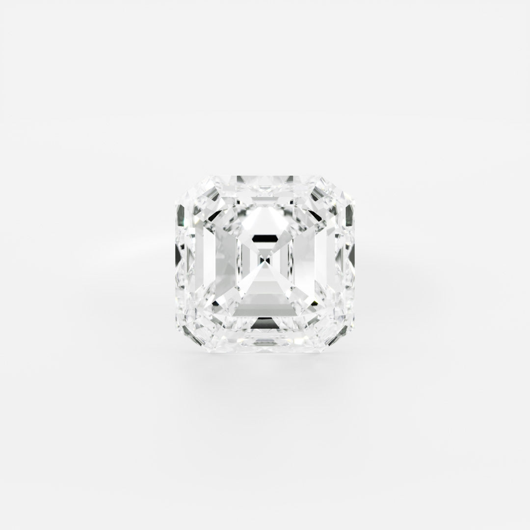 Moissanite Asscher 1.5ct (6.5mm x 6.5mm)